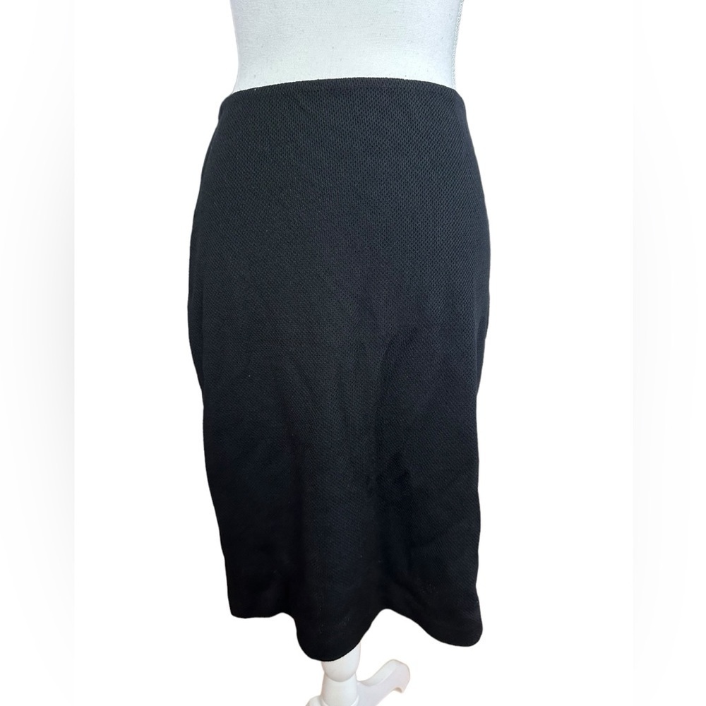 St John Caviar wool blend pencil skirt size 6